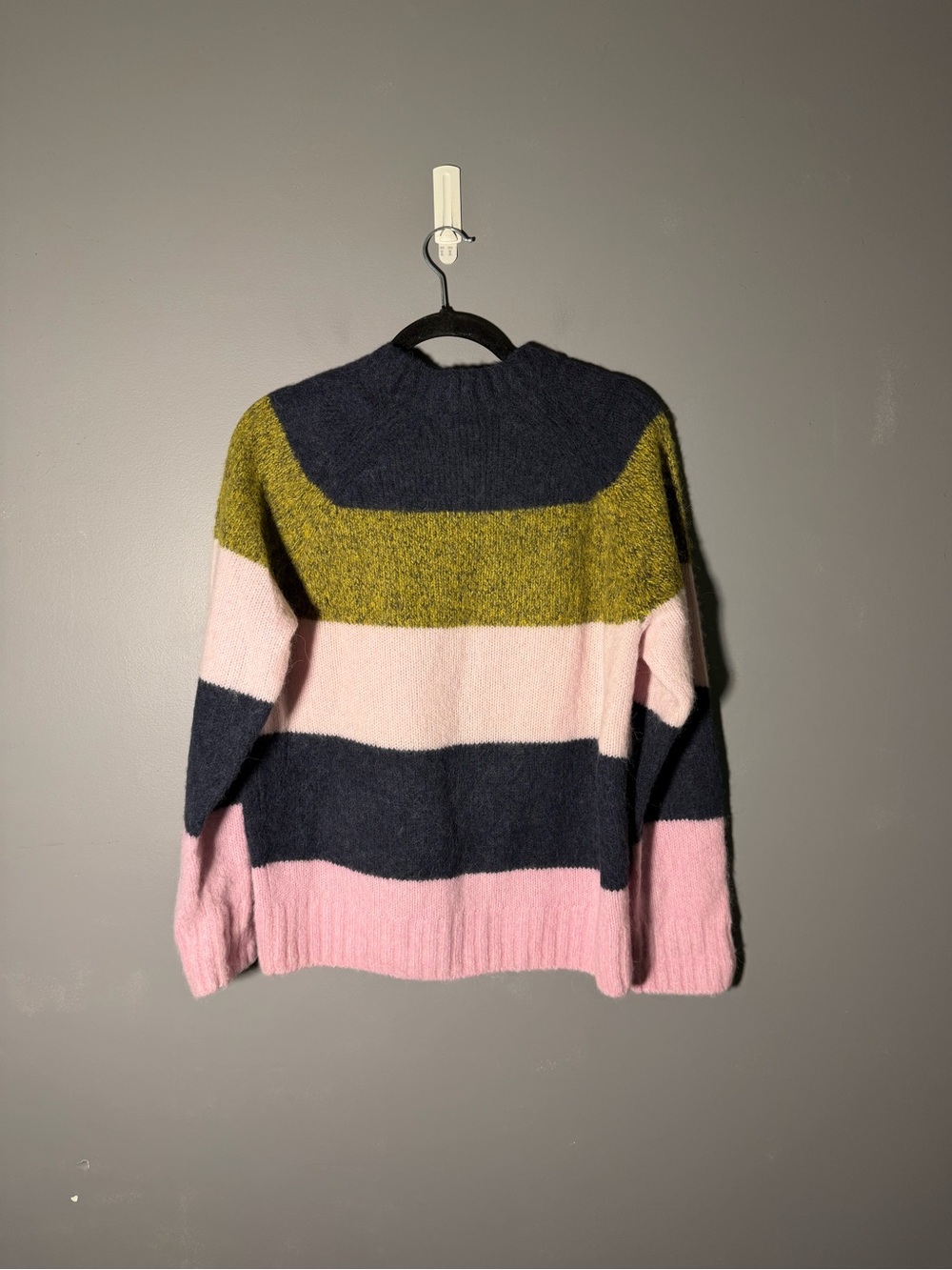 COS Alpaca Blend Striped Jumper Womens Size Small - Picture 3 of 5